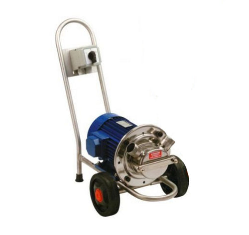 Impellerpumpe KRENN MENC20, 2.040 l/h, 400V, samt Wagen, Komplettmodell